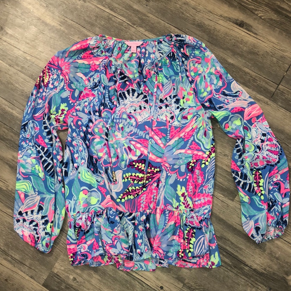 lilly pulitzer blouse 🌺